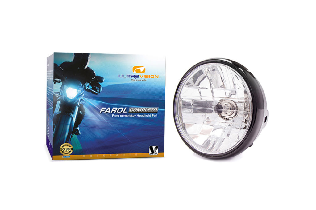 FAROL COMPLETO ULTRAVISION HONDA CG