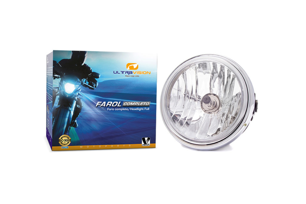 FAROL COMPLETO ULTRAVISION YAMAHA YBR YS FAZER