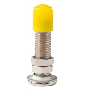 VALVULA VULCANBOR PARA BICICLETA ZINCO AMARELO
